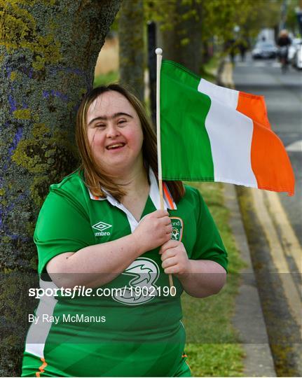 Republic of Ireland supporter Sarah Carroll