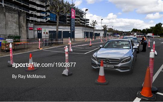 Covid-19 Community Testing Centre at Croke Park Stadium