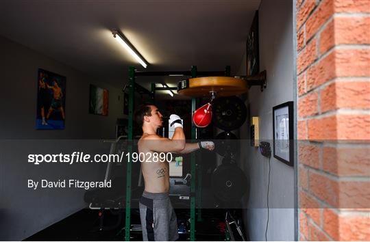 WBO Inter-Continental featherweight champion Michael Conlan Training in Isolation