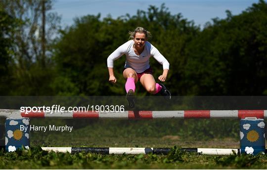 Irish athlete Molly Scott training in Isolation Irish athlete Molly Scott training in Isolation
