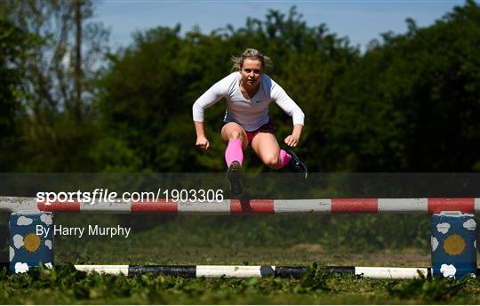 Irish athlete Molly Scott training in Isolation