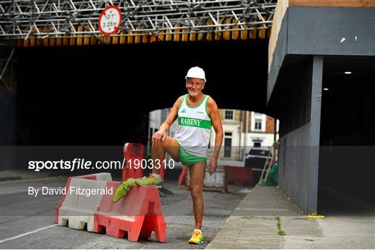 Dave Brady prepares for his 1,000th Marathon