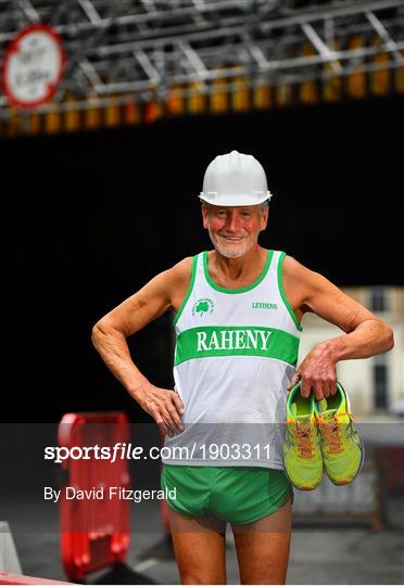 Dave Brady prepares for his 1,000th Marathon