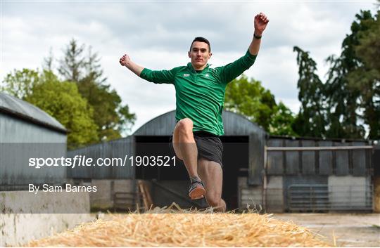 Irish Long Jump athlete Shane Howard