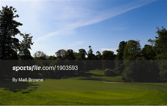 Mount Juliet Golf Club on the postponed first day of the 2020 Dubai Duty Free Irish Open Golf Championship