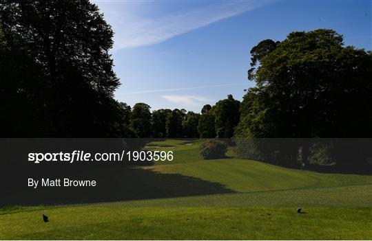 Mount Juliet Golf Club on the postponed first day of the 2020 Dubai Duty Free Irish Open Golf Championship