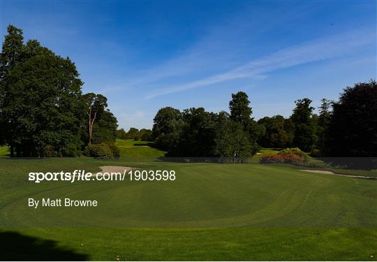 Mount Juliet Golf Club on the postponed first day of the 2020 Dubai Duty Free Irish Open Golf Championship