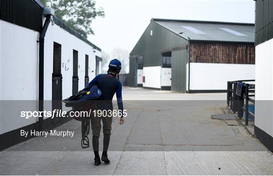 Work Rider Katie Young preparing for the return of Horse Racing