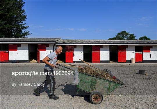 Trainer Willie McCreery prepares for the resumption of Horse Racing in Ireland