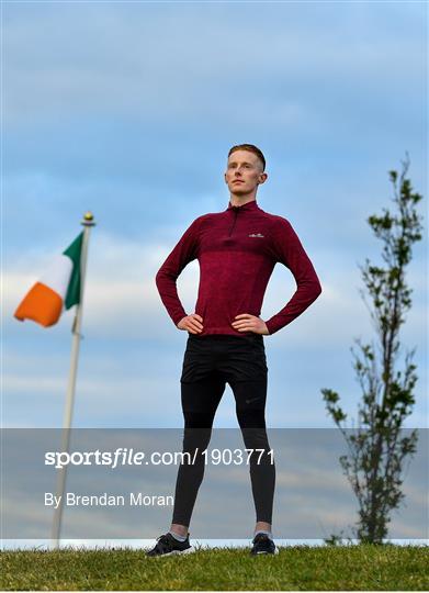 Irish figure skater and Microbiologist Conor Stakelum trains in isolation