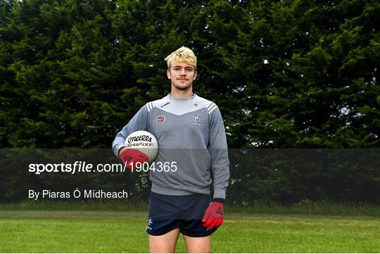 Athy and Kildare GAA footballers socially distanced training