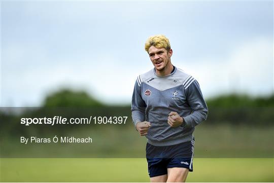 Athy and Kildare GAA footballers socially distanced training Athy and Kildare GAA footballers socially distanced training