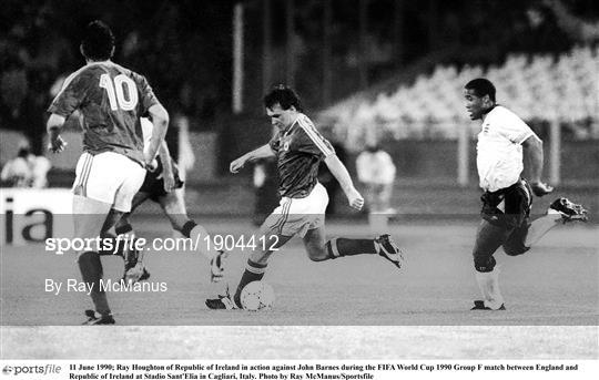 Sportsfile England V Republic Of Ireland Fifa World Cup 1990 Group F