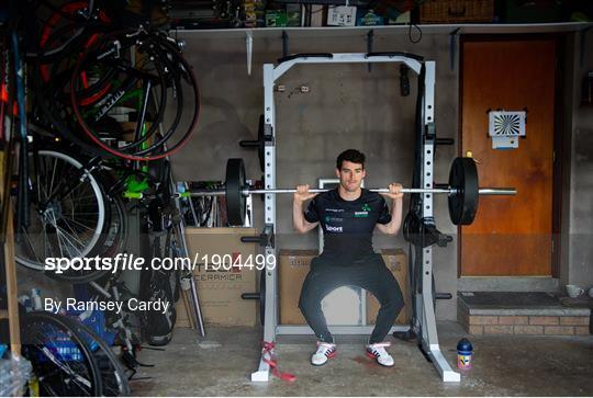 Irish Olympic rower Philip Doyle training in isolation