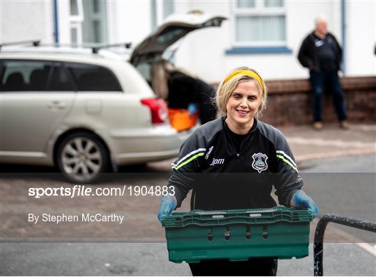 St. Canice’s GAA Club Dungiven help out in the Community