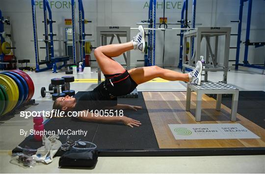 Chloe Mustaki Rehabilitation Session at Sport Ireland Institute Chloe Mustaki Rehabilitation Session at Sport Ireland Institute