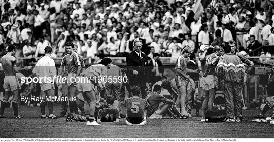 Republic of Ireland v Romania - FIFA World Cup 1990 Round of 16 Republic of Ireland v Romania - FIFA World Cup 1990 Round of 16