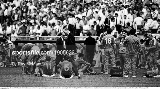 Republic of Ireland v Romania - FIFA World Cup 1990 Round of 16 Republic of Ireland v Romania - FIFA World Cup 1990 Round of 16