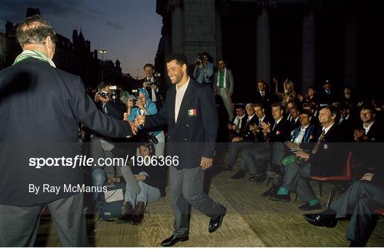 Republic of Ireland Homecoming from the 1990 FIFA World Cup Finals