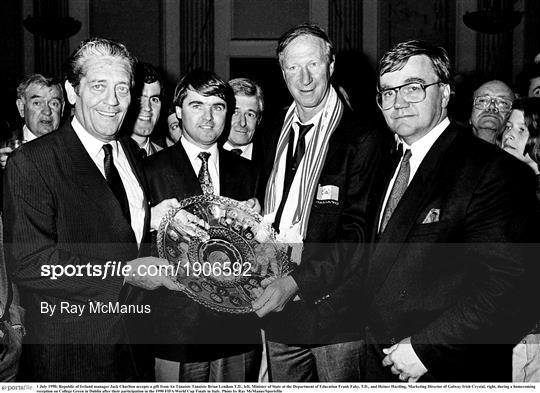 Republic of Ireland Homecoming from the 1990 FIFA World Cup Finals