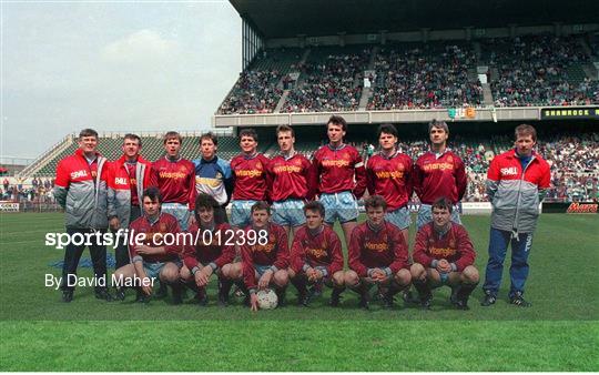 Galway United and Shamrock Rovers - 1991 FAI Cup Final