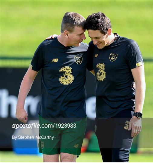 Republic of Ireland Training Session & Press Conference Republic of Ireland Training Session & Press Conference
