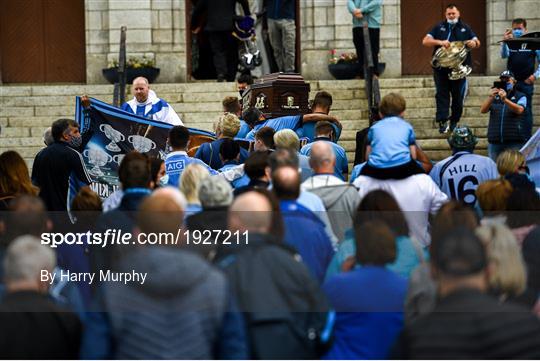 Funeral of Dublin GAA supporter Tony Broughan