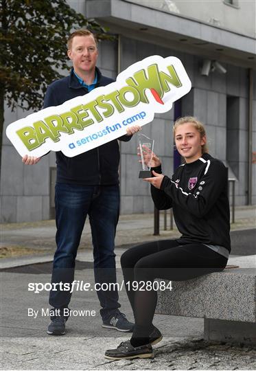 Barretstown / Women's National League Player of the Month - August