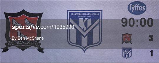 Dundalk v Ki Klaksvik - UEFA Europa League Play-off