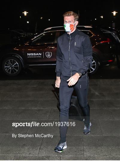 Republic of Ireland Players Arrive in Camp