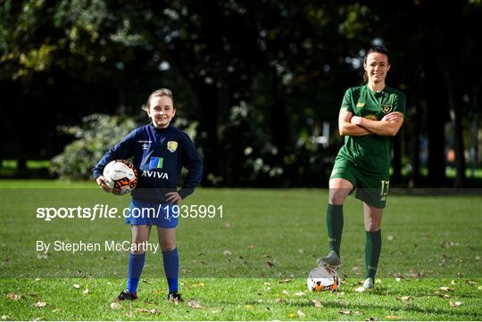 Irish Women’s National Team Star Áine O'Gorman Launches Aviva Soccer Sisters Mid-Term Virtual Skills Hub Irish Women’s National Team Star Áine O'Gorman Launches Aviva Soccer Sisters Mid-Term Virtual Skills Hub