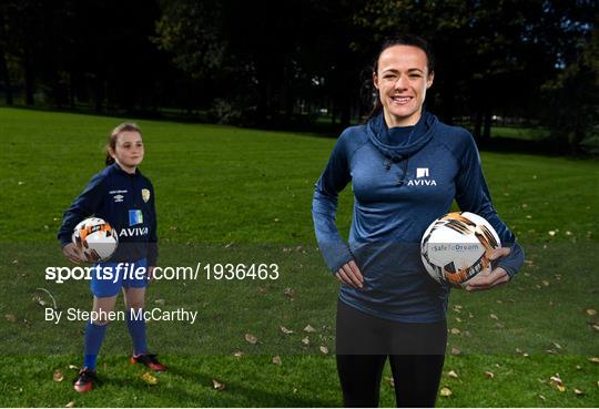 Irish Women’s National Team Star Áine O'Gorman Launches Aviva Soccer Sisters Mid-Term Virtual Skills Hub Irish Women’s National Team Star Áine O'Gorman Launches Aviva Soccer Sisters Mid-Term Virtual Skills Hub