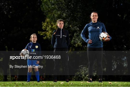 Irish Women’s National Team Star Áine O'Gorman Launches Aviva Soccer Sisters Mid-Term Virtual Skills Hub Irish Women’s National Team Star Áine O'Gorman Launches Aviva Soccer Sisters Mid-Term Virtual Skills Hub