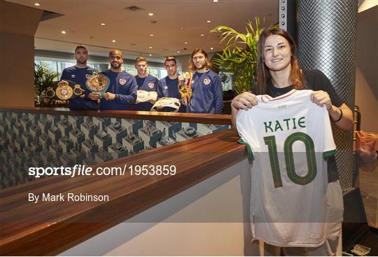 Republic of Ireland Players & Katie Taylor