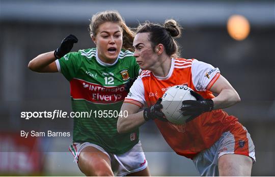 Armagh v Mayo - TG4 All-Ireland Senior Ladies Football Championship Round 3 Armagh v Mayo - TG4 All-Ireland Senior Ladies Football Championship Round 3