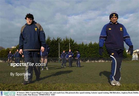 Leinster rugby training