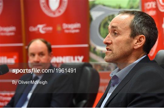 Tyrone introduce new joint-managers Feargal Logan and Brian Dooher