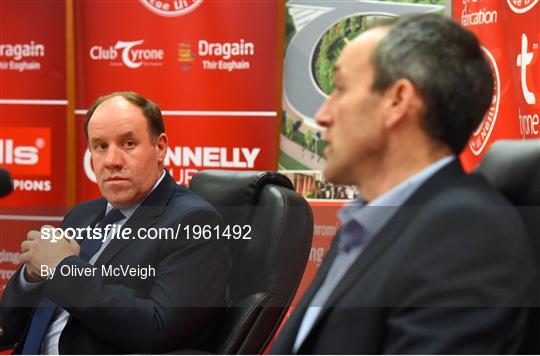 Tyrone introduce new joint-managers Feargal Logan and Brian Dooher Tyrone introduce new joint-managers Feargal Logan and Brian Dooher