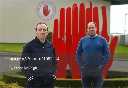 Tyrone introduce new joint-managers Feargal Logan and Brian Dooher Tyrone introduce new joint-managers Feargal Logan and Brian Dooher