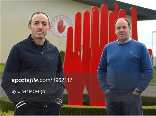 Tyrone introduce new joint-managers Feargal Logan and Brian Dooher Tyrone introduce new joint-managers Feargal Logan and Brian Dooher