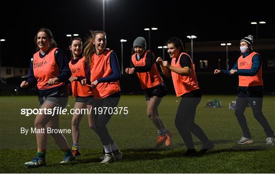 Railway Union RFC Girls 'Give it a Try' training session