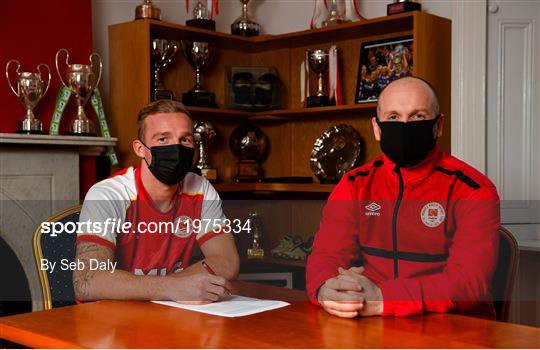 New St Patrick's Athletic Signing John Mountney