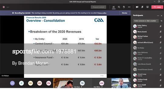 2020 GAA Annual Report and Financial Accounts media briefing 2020 GAA Annual Report and Financial Accounts media briefing
