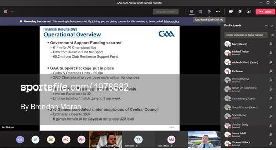 2020 GAA Annual Report and Financial Accounts media briefing 2020 GAA Annual Report and Financial Accounts media briefing