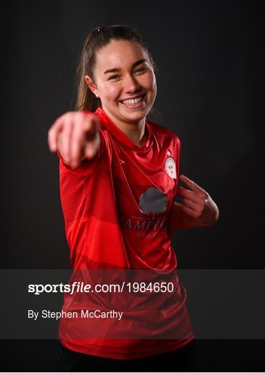 Shelbourne Women FC Squad Portraits 2021