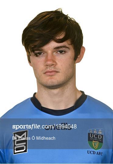 UCD AFC Squad Portraits 2021