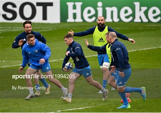 Leinster Rugby Captains Run Leinster Rugby Captains Run