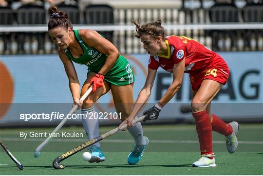 Ireland v Spain - Women's EuroHockey Championships - Pool A Ireland v Spain - Women's EuroHockey Championships - Pool A