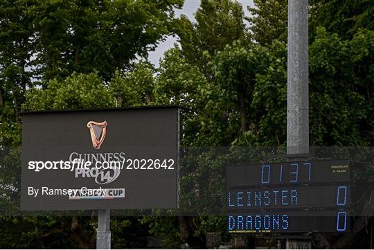 Leinster v Dragons - Guinness PRO14 Rainbow Cup Leinster v Dragons - Guinness PRO14 Rainbow Cup