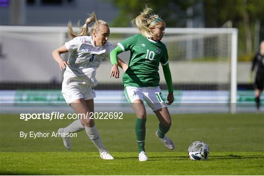 Iceland v Republic of Ireland - Women's International Friendly